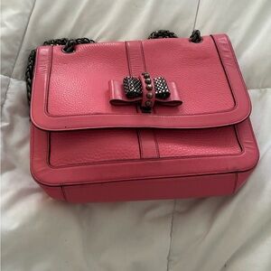 Christian Louboutin Pink Bow Shoulder Bag